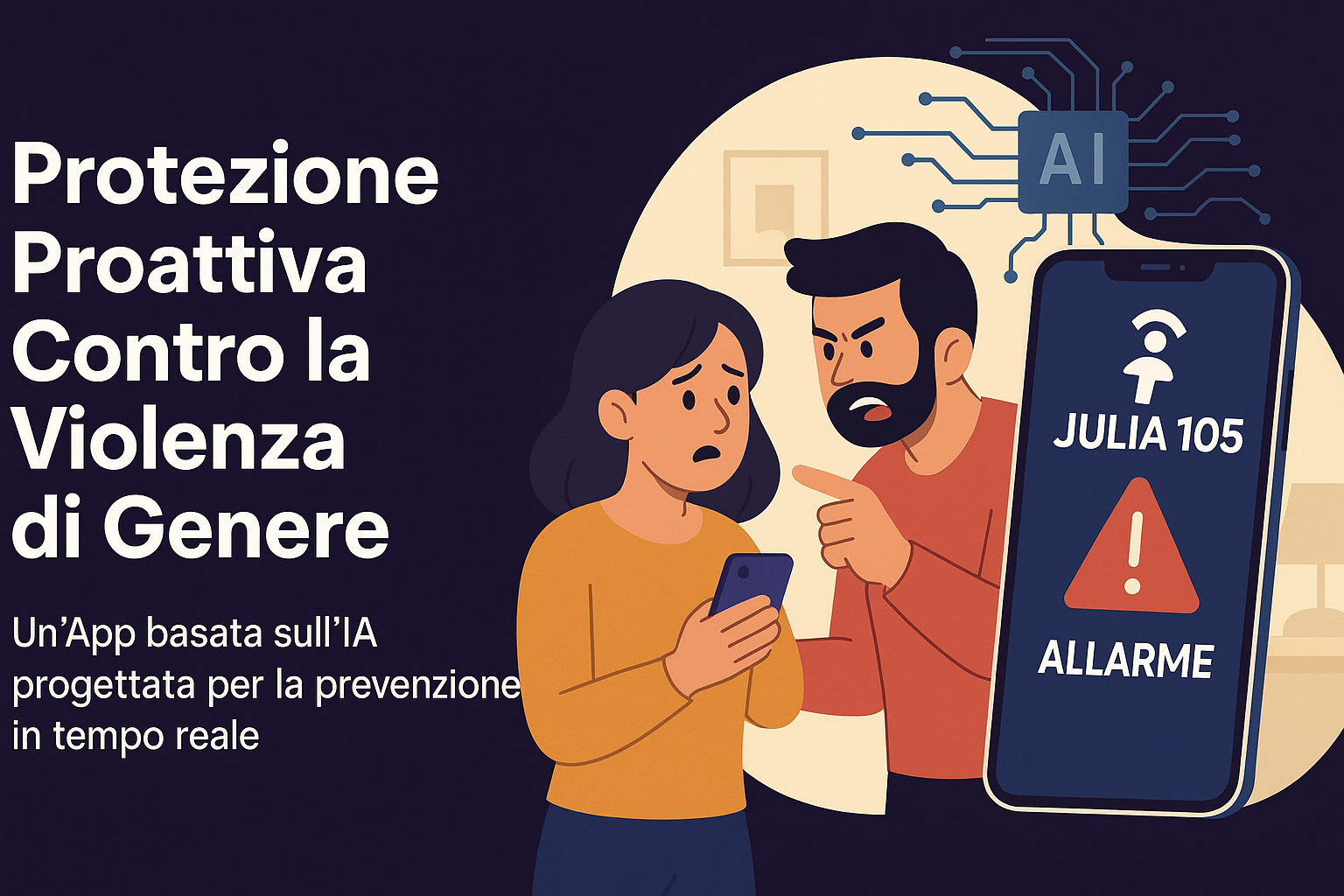 App basata sull'IA progettata per la prevenzione in tempo reale