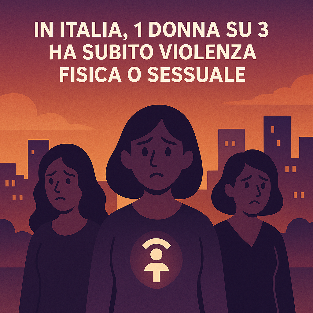 Dato sulla violenza fisica o sessuale subita da una donna su tre in Italia